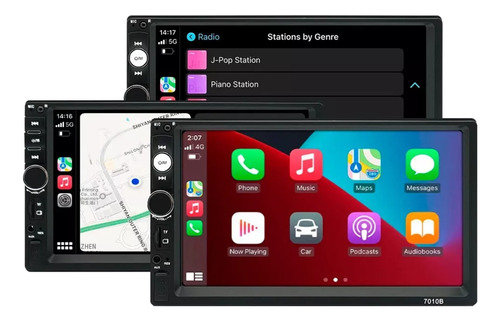 Estéreo Para Auto 7 Pulgadas 7010b Mp5 Android Auto +carplay