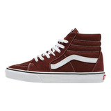 Tenis Vans Sk8-hi Suede Vino Unisex Moda Urbana