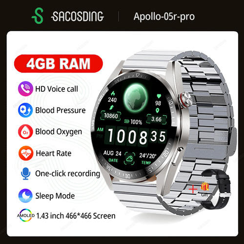Z30 Pro Amoled Reloj Inteligente Hombre 4g Smartwatch 2024