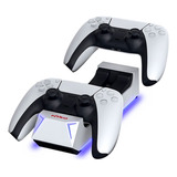 Base De Carga Nyko Para Mandos De Playstation 5 Ps5 Color Blanco