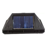 Lámpara Panel Solar Exteriores Sensor Led Recargable Energía