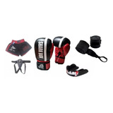 Kit Kick Boxing/ Muay..guantes+short+bucal+inguinal+vendas!