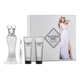 Set 4pz Platinum Rush Edp 100ml/10ml/90ml/90ml Dama