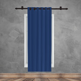 Cortina Blackout 1folha Pvc Corta Luz 100% 140x180 Admirare Cor Azul-marinho