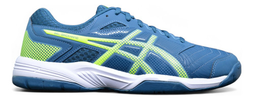 Zapatilla Asics Hombre Gel Backhand Petroleo Con Lima