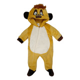 Mameluco Disney Timon Con Gorro Bordado