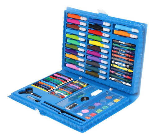 Set De Arte 86 Pcs Maleta Lapices Pintar Lapiz Para Pinar