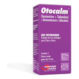 Otocalm 14ml Para Cães E Gatos Agener União                 