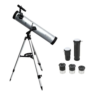 Telescopio Astronómico Reflector Gadnic 700x76 Profesional Color Gris | Envío gratis