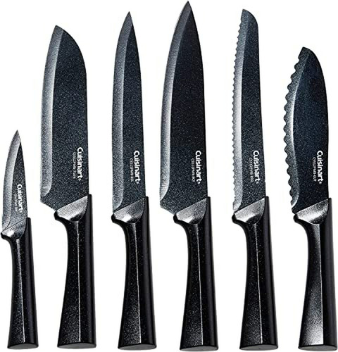 Set De Cuchillos Cuisinart, 12 Piezas, Metálico Con Protecto