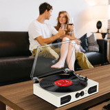Portable Bluetooth Record Player Turntable For Vinyl Records