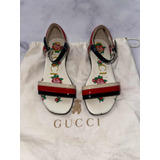 Sandalias Gucci Originales Niña Blancas