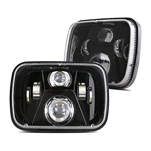 Truckmall Faros Led De 5 X 7 7 X 6 Pulgadas, H6054 6054 H505