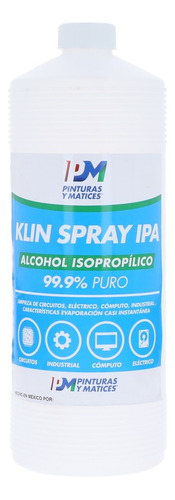 Alcohol Isopropilico 99.8% Puro Caja 16 Piezas 1 Lt