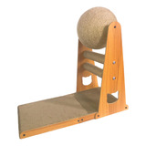 Sisal Scratching Ball Scratching Board 42x20x38cm Con Poste