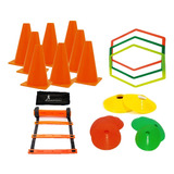 Aros Hexagonales Platillos Escalera Conos 20cm Kit Deportivo