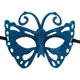 Máscara Veneziana Borboleta Glitter Fantasias Carnaval