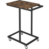 ~? Novilla Snack End Table C Mesa Auxiliar En Forma De Rueda