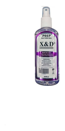 Prep Xed 200ml Ant Bactericida Para Alongamento De Unhas