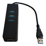 Multipuerto 3,0 Hub Adaptador Red Usb 3.0 Rj45 Ethernet Hub