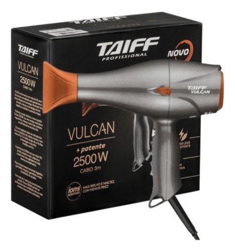 Taiff Secador De Cabelo Profissional Vulcan 2500w - 220v