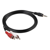 Cable Mini Plug A 2 Rca 6 Metros Auxiliar Celular Auto Audio
