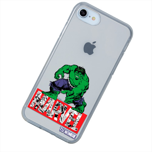 Funda Para iPhone Marvel Hulk Nombre Personalizada