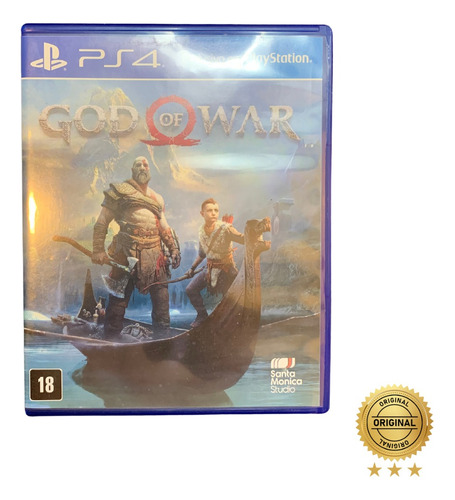 God Of War (2018) Ps4 Mídia Física Original Usado