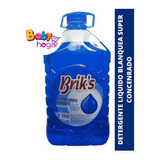 Detergente Briks Azul Blanquea Super Concentrado 5 Lts