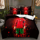 Ropa De Cama Doble Con Estampado 3d, Cristiano Ronaldo