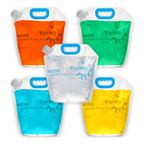 Bolsas Plegables Para Agua 5 L Tanque Plástico Transparente
