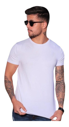 Camiseta Masculina Blusa Malha Fria Não Amassa Viscolycra 