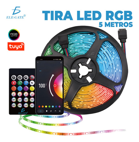 Tira De Luces Led App Bluetooth Con Control 