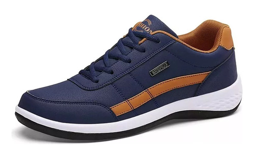 Zapatos De Hombre Zapatillas De Cuero Ultraligeras De Talla