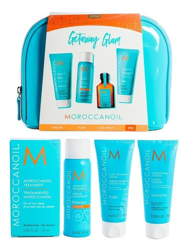 Kit Travel Moroccanoil Style Modelado Peinado Cabello