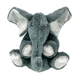 Kong Comfort Kiddos Elefante X-large Brinquedo Cães Pelucia Cor Cinza