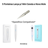 5 Ponteiras Lança P/ Mini Caneta (mini Freckle Pen)