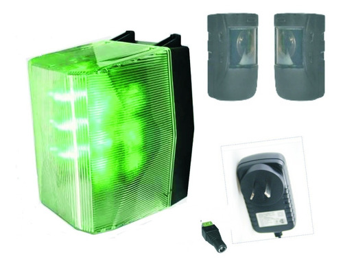 Kit Semaforo Led + Barrera Infrarroja,garage,cochera, Shuer