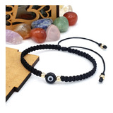 Pulsera Ojo Turco Negro Oro Laminado 18k Iconic Store