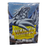 Micas Dragon Shield Japanese Size Silver Matte Yugioh 