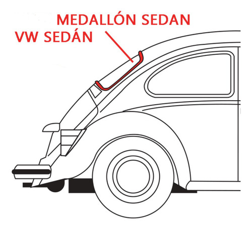 Medallón Vw Vocho