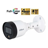 Camara Dahua Bullet Full Color 4mpx Microfono Detec Movimien Blanco