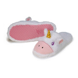 Pantufa Acolchoada Unicórnio Adulta Infantil Antiderrapante