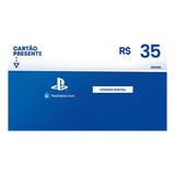 Giftcard Playstation Store R$ 35 - Cartão Presente Digital 