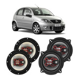 Kit Alto Falante Citroen C3 2009 A 2012 Bravox 200w 4 Portas