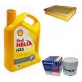 Kit De Filtros De Aceite Y Aire Fiat Stilo 1.8 + Helix 15w40