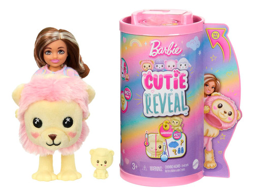 Barbie Cutie Reveal - Leon 6 Sorpresas - Original Mattel - 