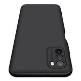 Carcasa Para Xiaomi Poco M3 - 360° - Marca Gkk Color Negro