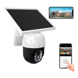 Camara Ptz Exterior Wifi Con Panel Solar Monitoreo En Vivo