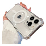 Funda Para iPhone De Acrigel Transparente Con Magsafe